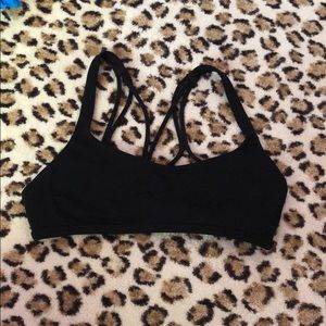 Black Lulu Sports Bra